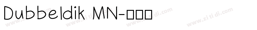 Dubbeldik MN字体转换